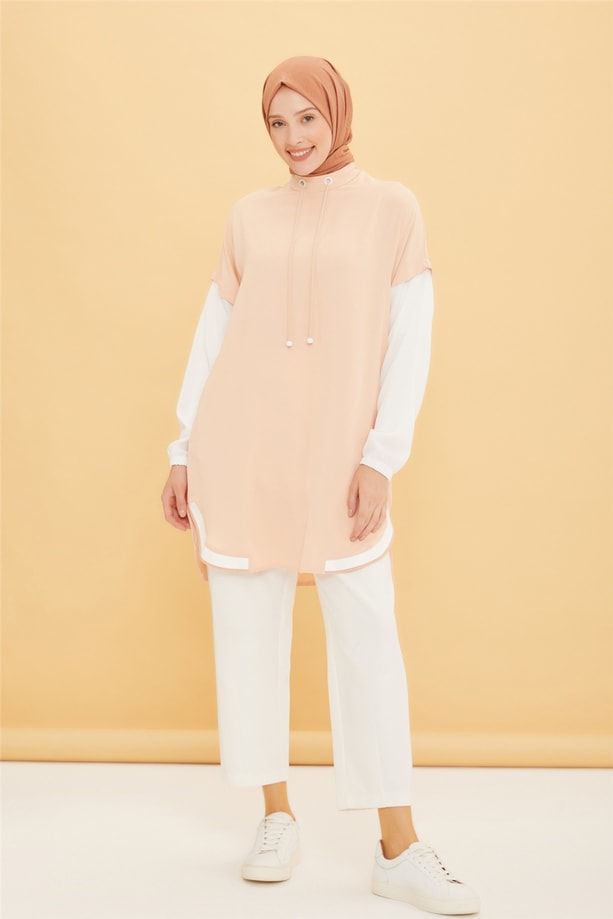 Armine Trend Tunik 22YT459-1 Pudra