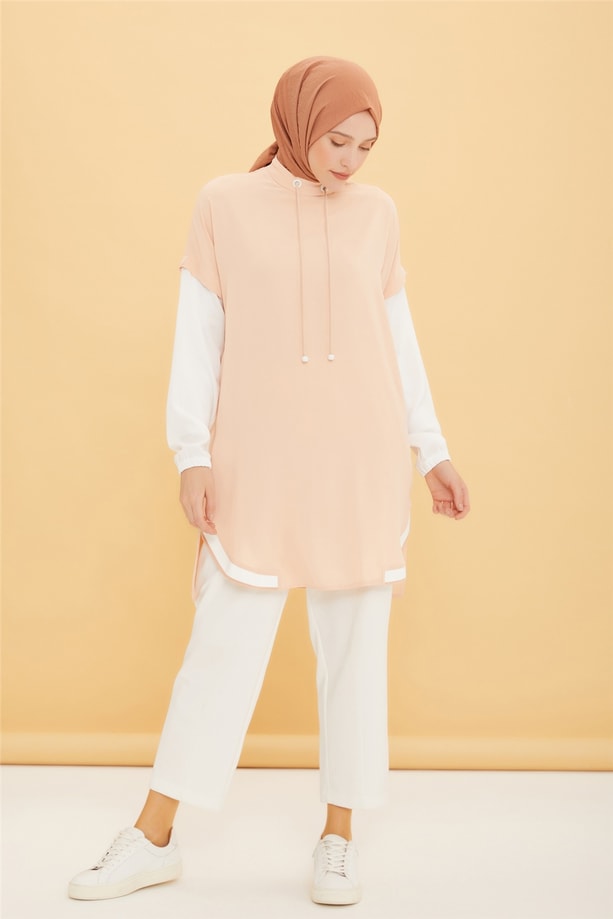 Armine Trend Tunik 22YT459-1 Pudra