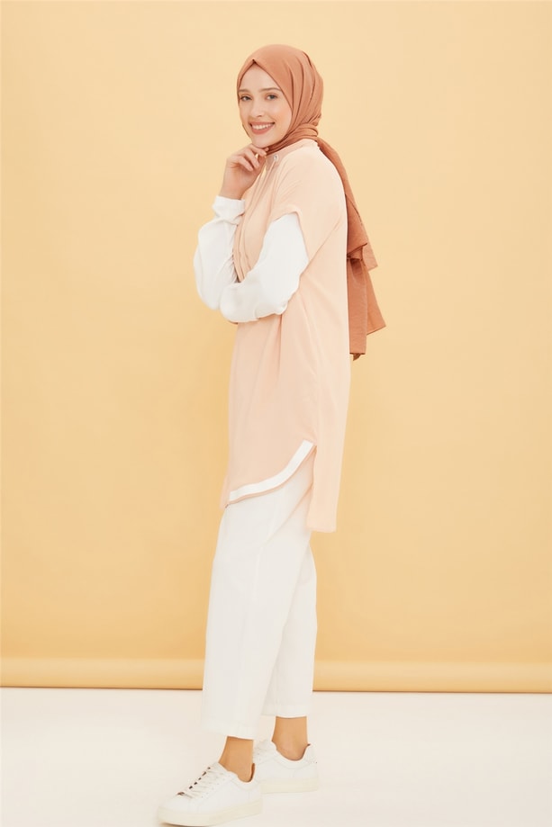 Armine Trend Tunik 22YT459-1 Pudra