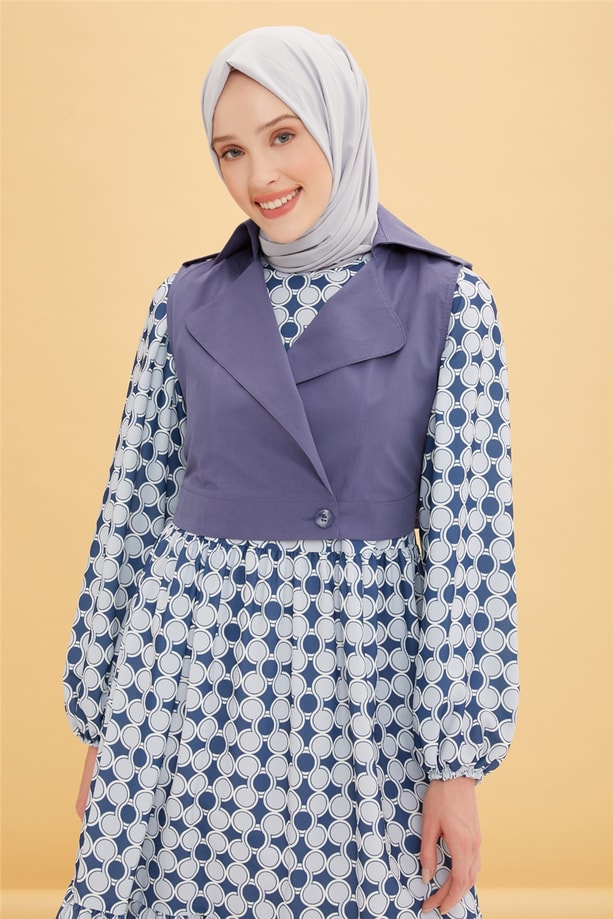 Armine Yelek 22Y4701 İndigo