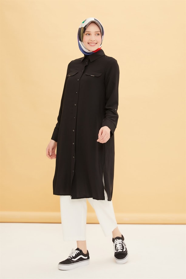 Armine Trend Tunik 22YT471 Siyah