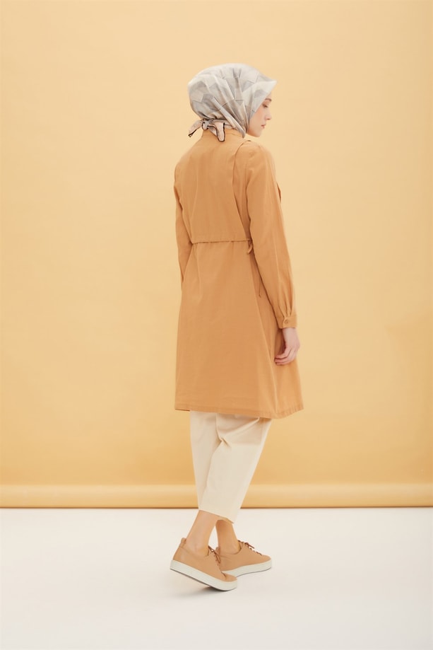 Armine Yandan Bağlamalı Tunik 22Y4803 Camel