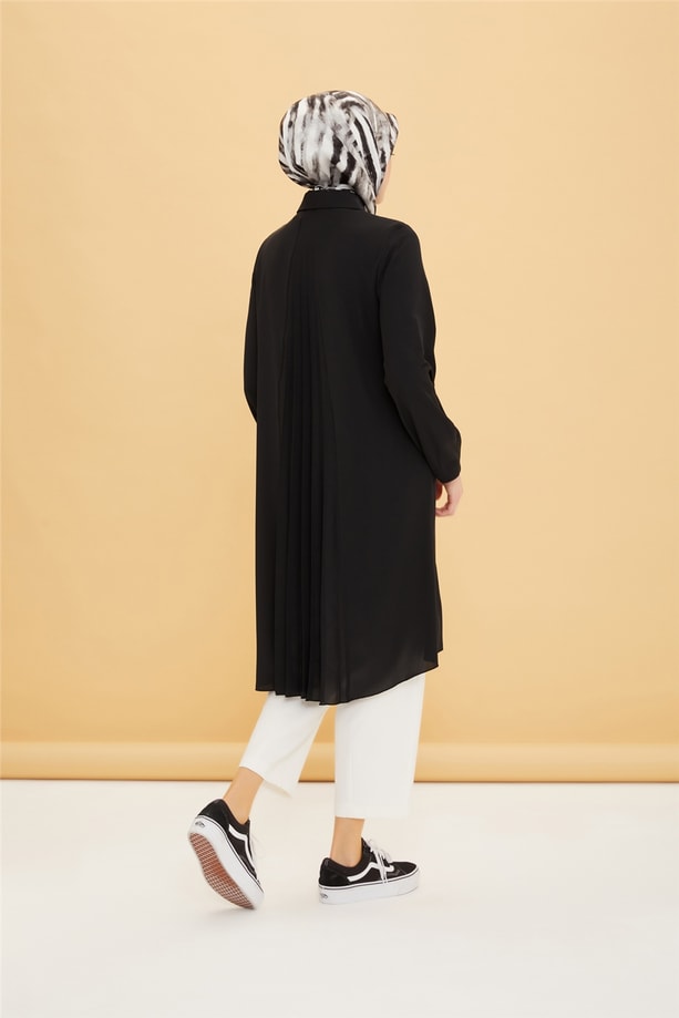 Armine Pilisoley Detaylı Tunik 22Y4807 Siyah