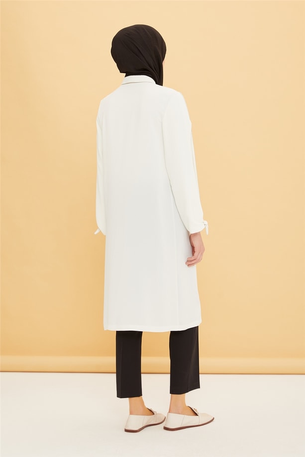 Armine Kolu Bağlanabilir Tunik 22Y4817 Ekru