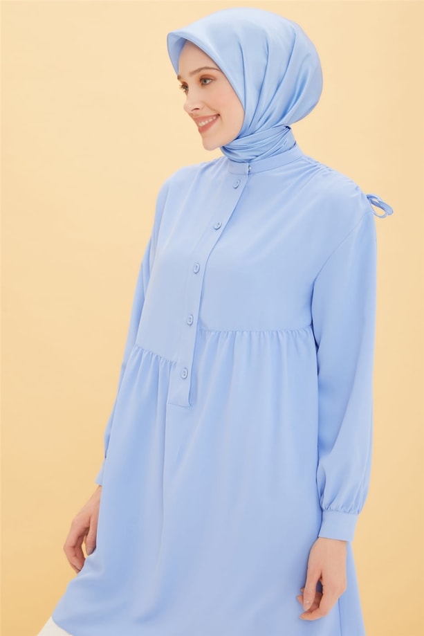 Armine Omzu Tünelli Tunik 22Y4832 Mavi