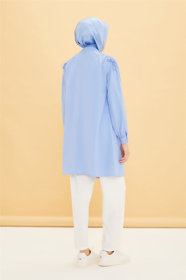 Armine Omzu Tünelli Tunik 22Y4832 Mavi