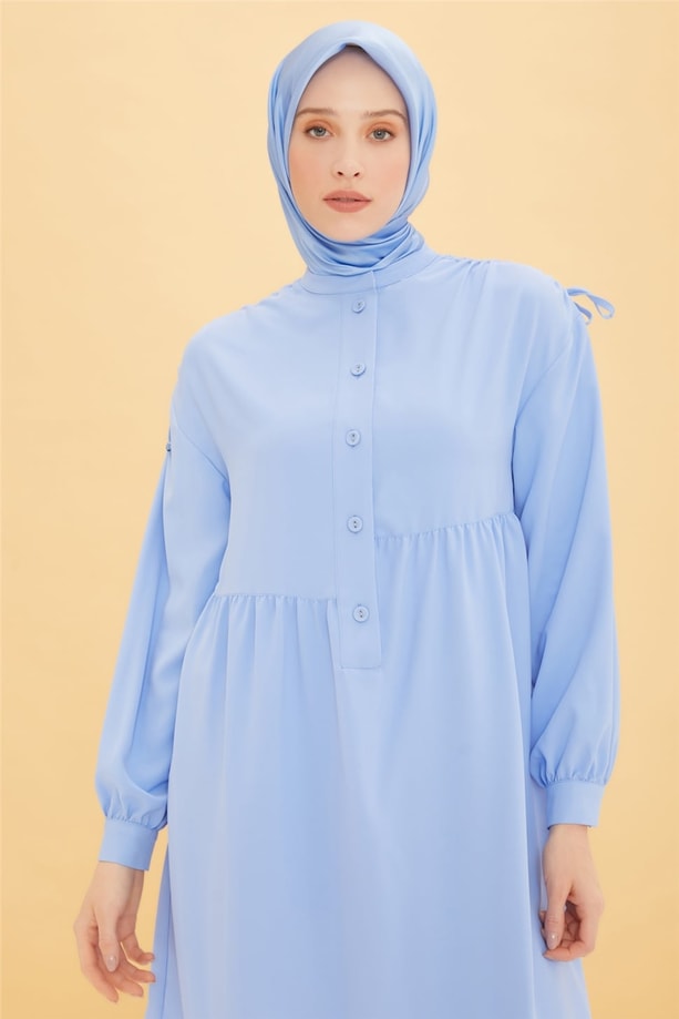 Armine Omzu Tünelli Tunik 22Y4832 Mavi