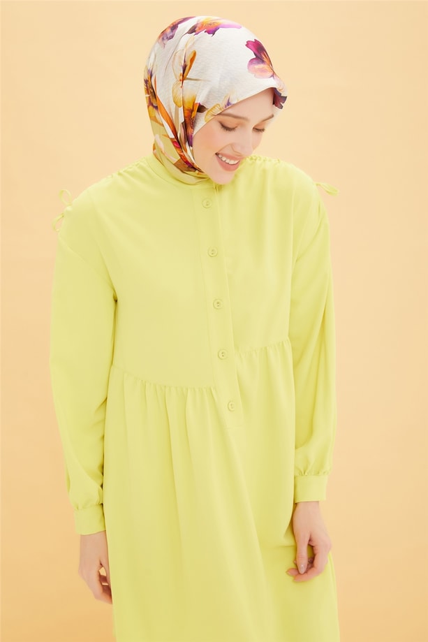 Armine Omzu Tünelli Tunik 22Y4832 Lime Yeşili