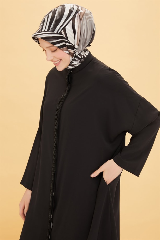 Armine Önü Taş Şeritli Giy Çık 22Y4901 Siyah
