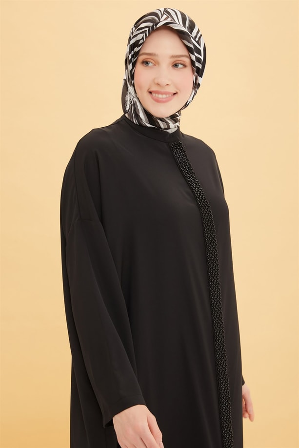 Armine Önü Taş Şeritli Giy Çık 22Y4901 Siyah