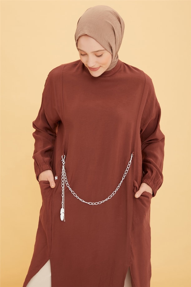 Armine Trend Tunik 22YT492 Kahverengi