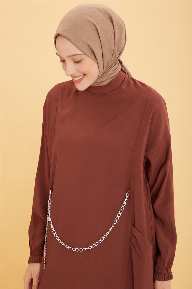 Armine Trend Tunik 22YT492 Kahverengi