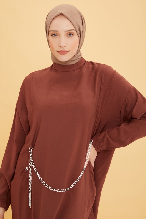 Armine Trend Tunik 22YT492 Kahverengi