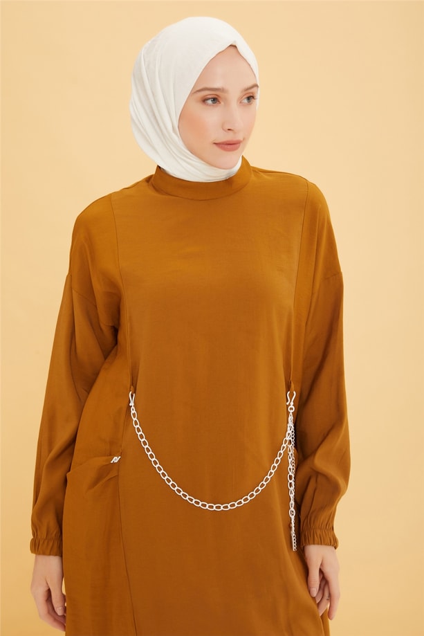 Armine Trend Tunik 22YT492 Yağ Yeşili