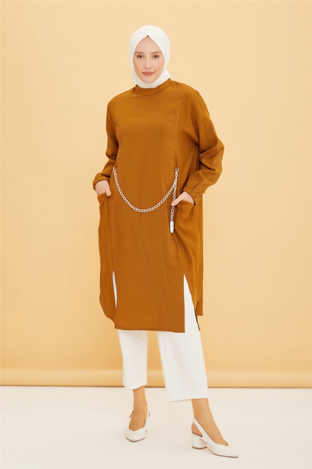 Armine Trend Tunik 22YT492 Yağ Yeşili