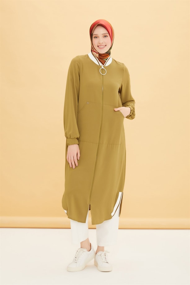 Armine Trend Tunik 22YT506-2 Fıstık Yeşil