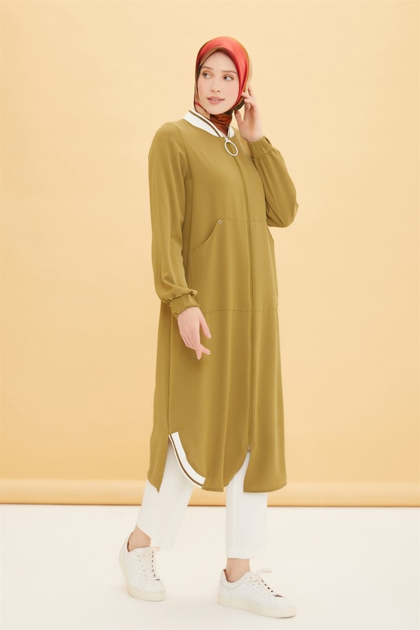 Armine Trend Tunik 22YT506-2 Fıstık Yeşil