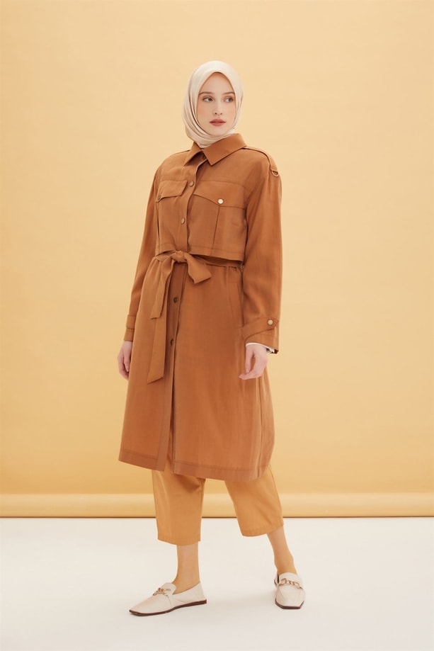 Armine Cep Allerli Liyocell Giy Çık 22Y5701 Camel