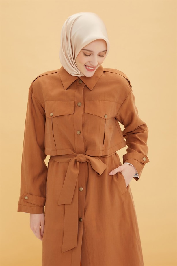 Armine Cep Allerli Liyocell Giy Çık 22Y5701 Camel