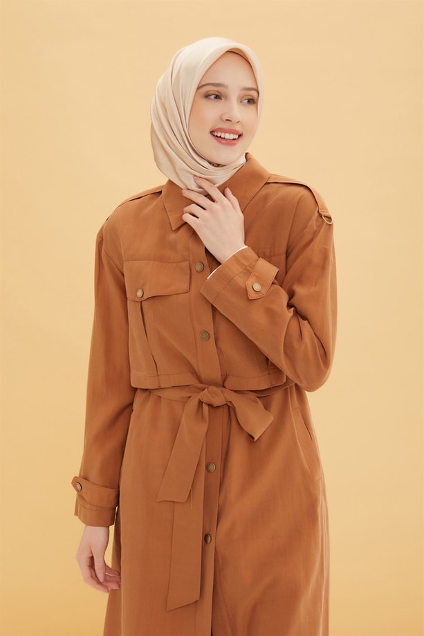 Armine Cep Allerli Liyocell Giy Çık 22Y5701 Camel