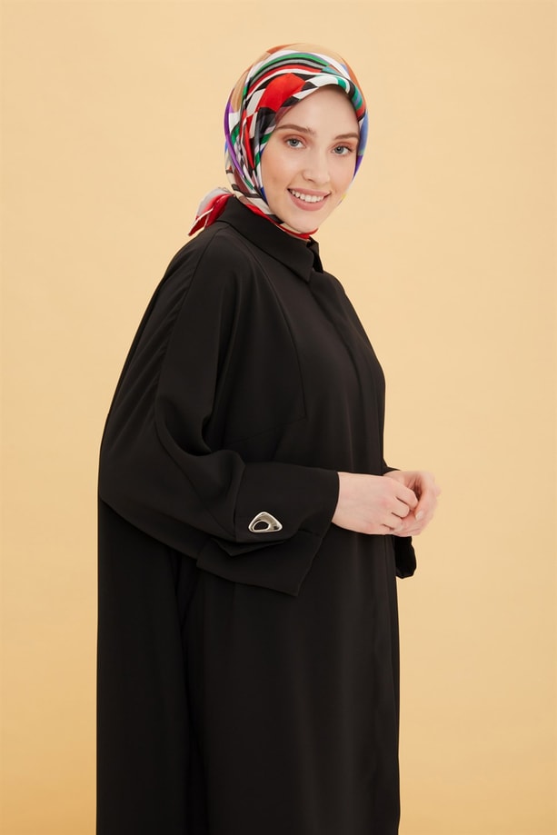 Armine Oversize Duble Kol Giy Çık 22Y5706 Siyah