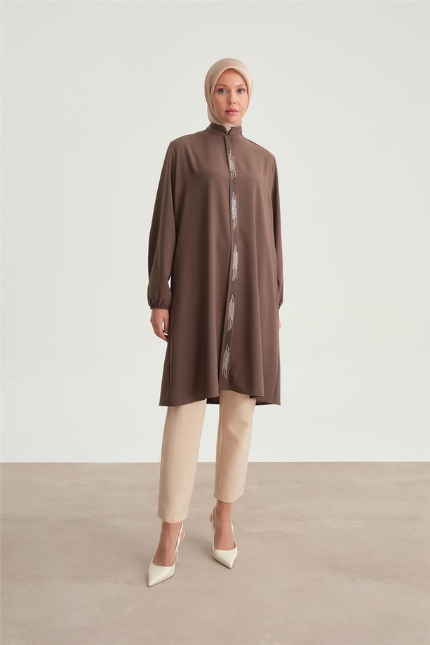 Armine Tunik 22YD6302 Gri