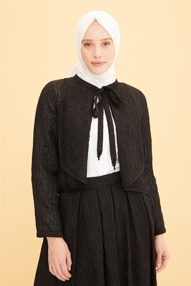 Armine İşleme Detaylı Takım 22Y6410 Siyah