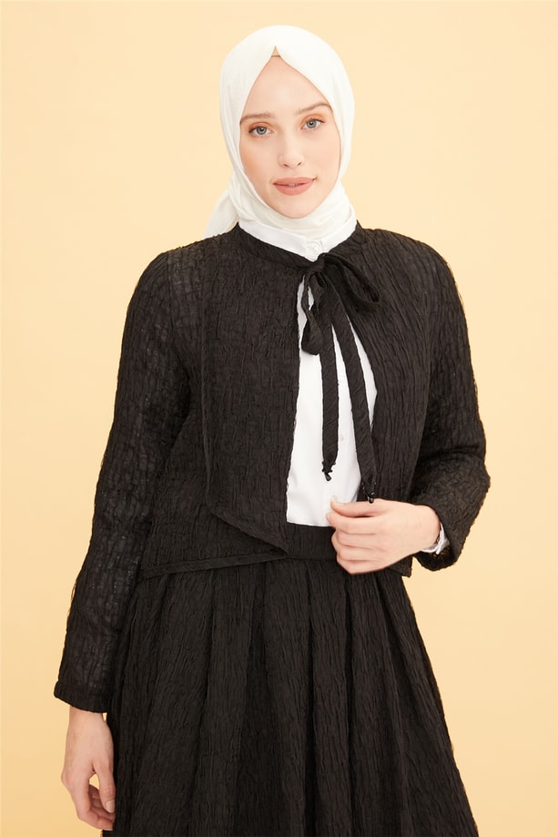 Armine İşleme Detaylı Takım 22Y6410 Siyah