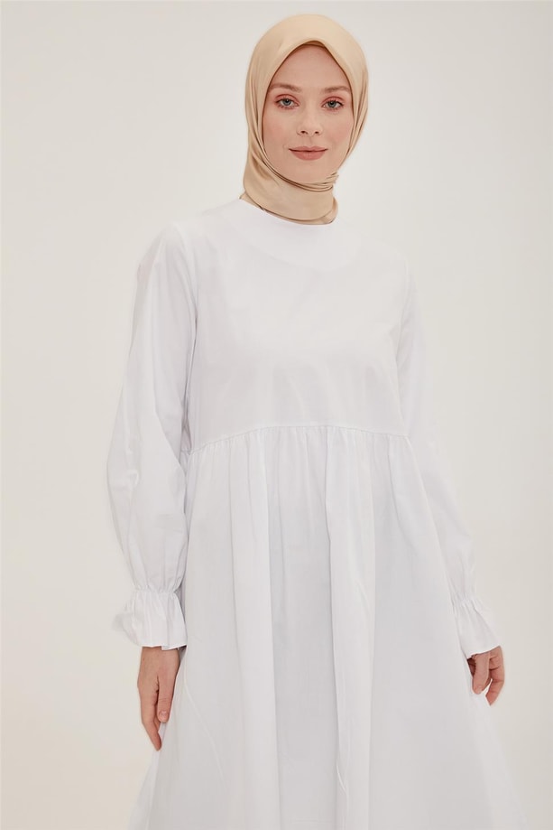 Armine Tunik 22YD7503 Beyaz