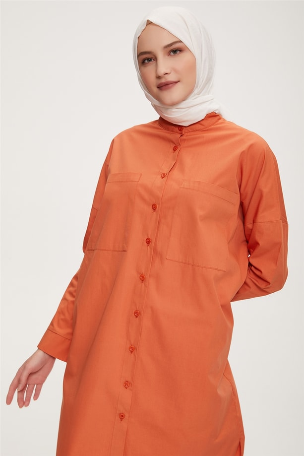 22YD7505 Armine Tunik Kiremit