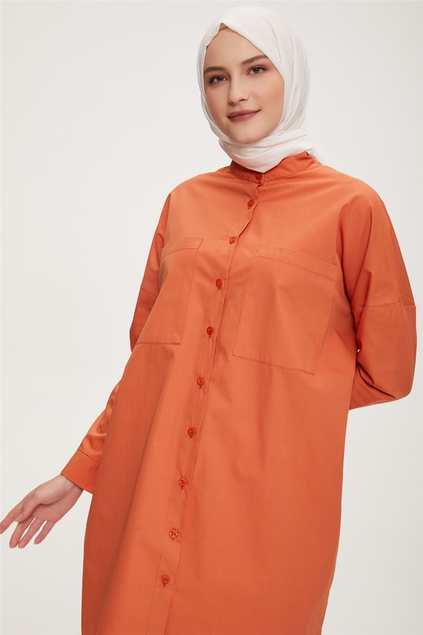 22YD7505 Armine Tunik Kiremit