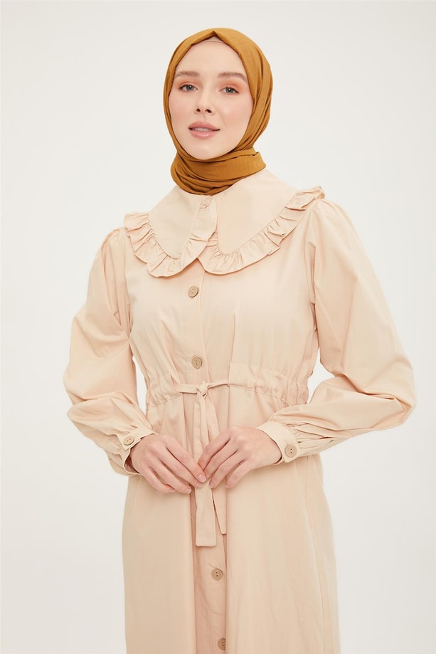 Armine Elbise 22YD7507 Bej