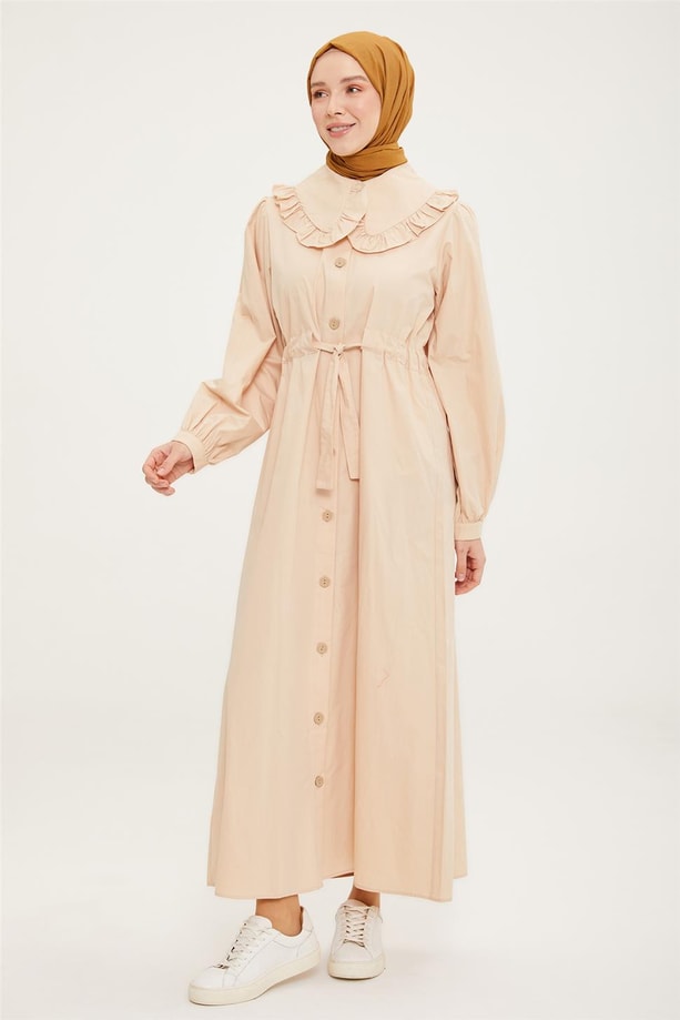 Armine Elbise 22YD7507 Bej