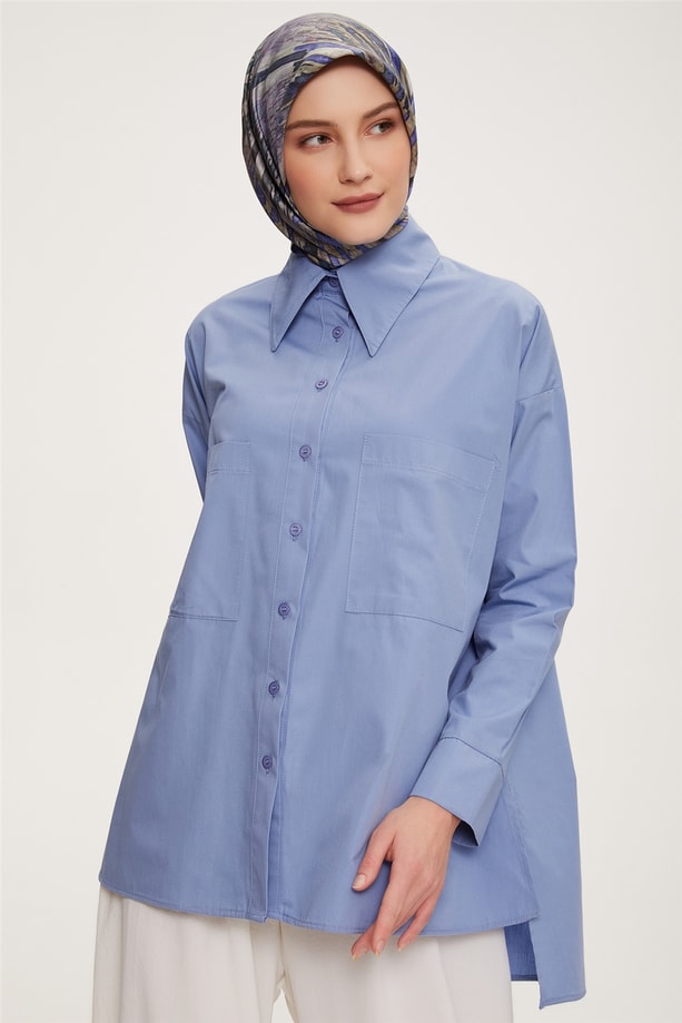 Armine Tunik 22YD7520 İndigo