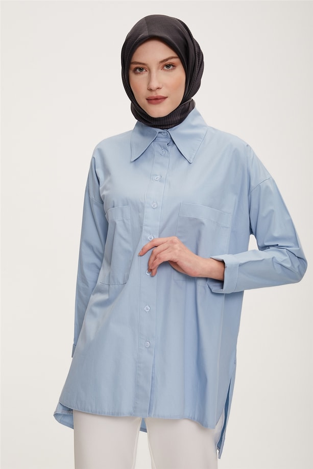 Armine Tunik 22YD7520 Mavi