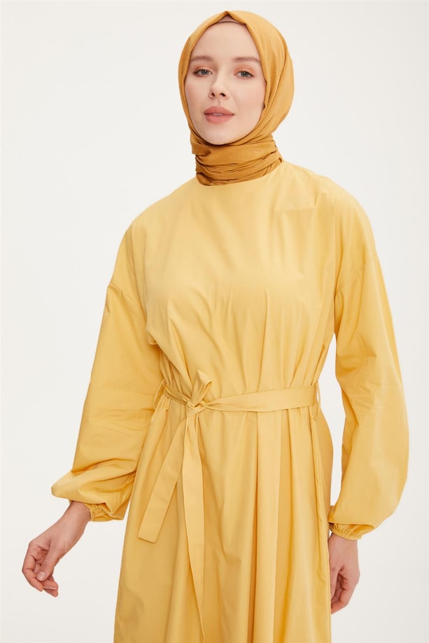 Armine Elbise 22YD7521 Sarı