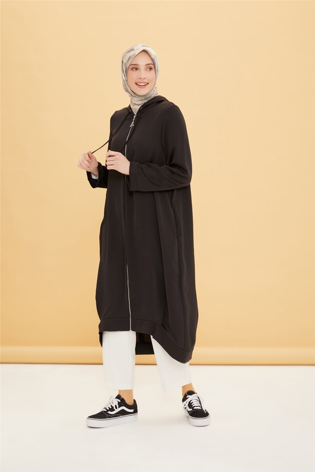 Armine Etek Ucu Bantlı Kap 22Y7602 Siyah