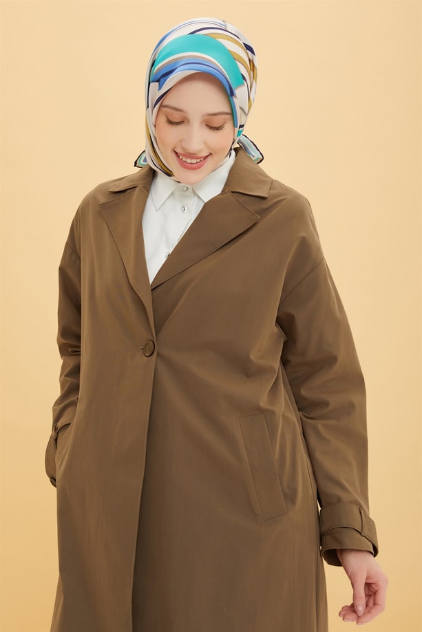 Oversize Uzun Trenchcoot 22Y7607 Haki
