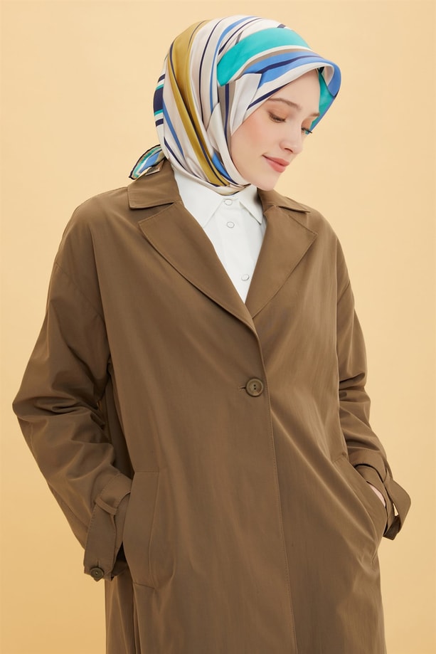 Oversize Uzun Trenchcoot 22Y7607 Haki