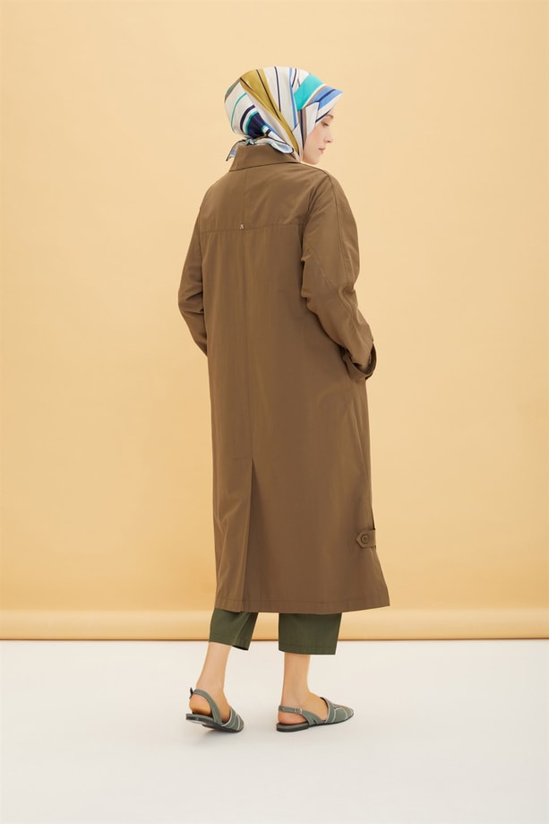 Oversize Uzun Trenchcoot 22Y7607 Haki