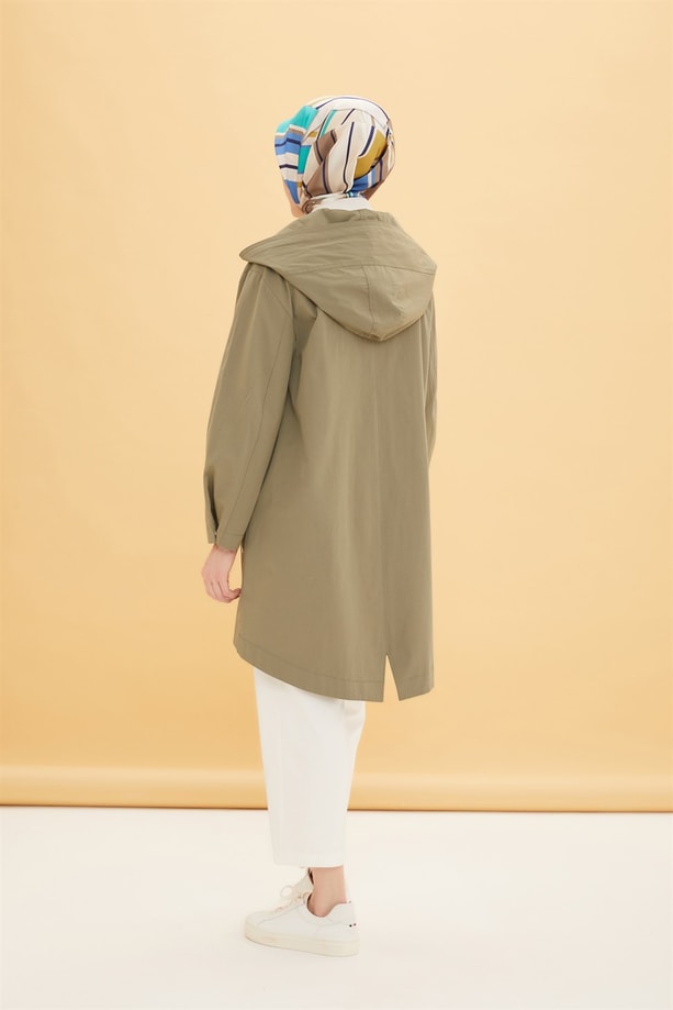 Armine Su İtici Kısa Parka 22Y7608 Haki