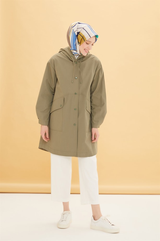 Armine Su İtici Kısa Parka 22Y7608 Haki