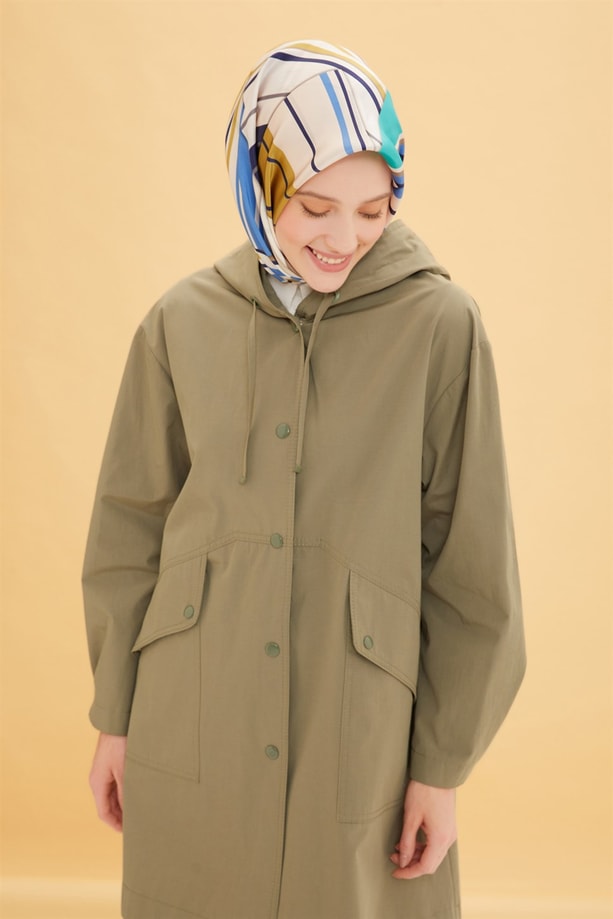 Armine Su İtici Kısa Parka 22Y7608 Haki