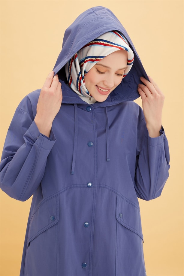 Armine Su İtici Kısa Parka 22Y7608 İndigo