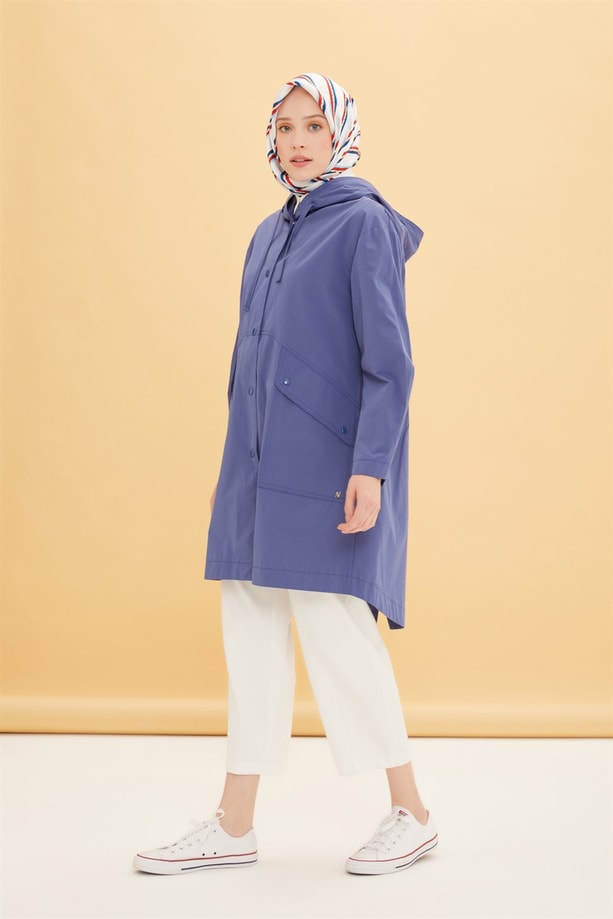 Armine Su İtici Kısa Parka 22Y7608 İndigo