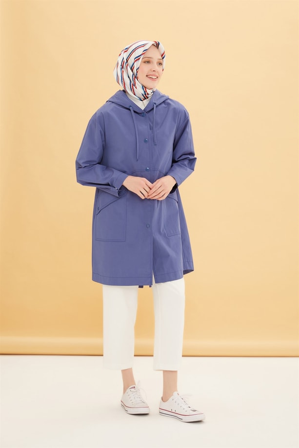 Armine Su İtici Kısa Parka 22Y7608 İndigo