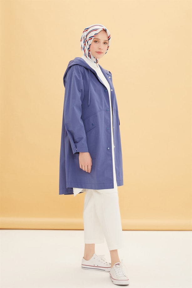 Armine Su İtici Kısa Parka 22Y7608 İndigo