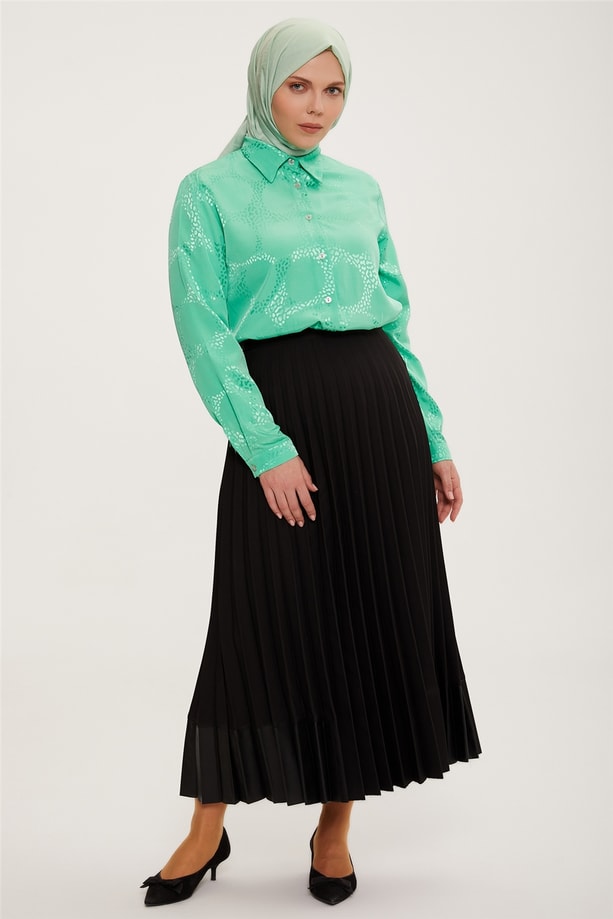 Armine Gömlek 22YD8009 Yeşil