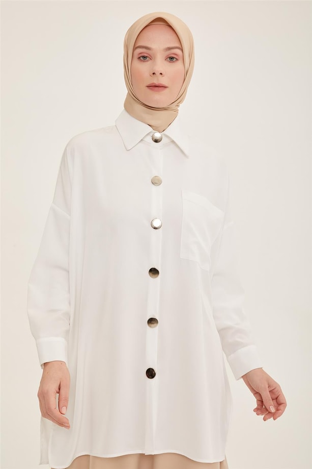 Armine Tunik 22YD8300 Ekru