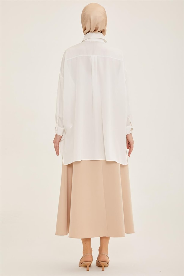 Armine Tunik 22YD8300 Ekru